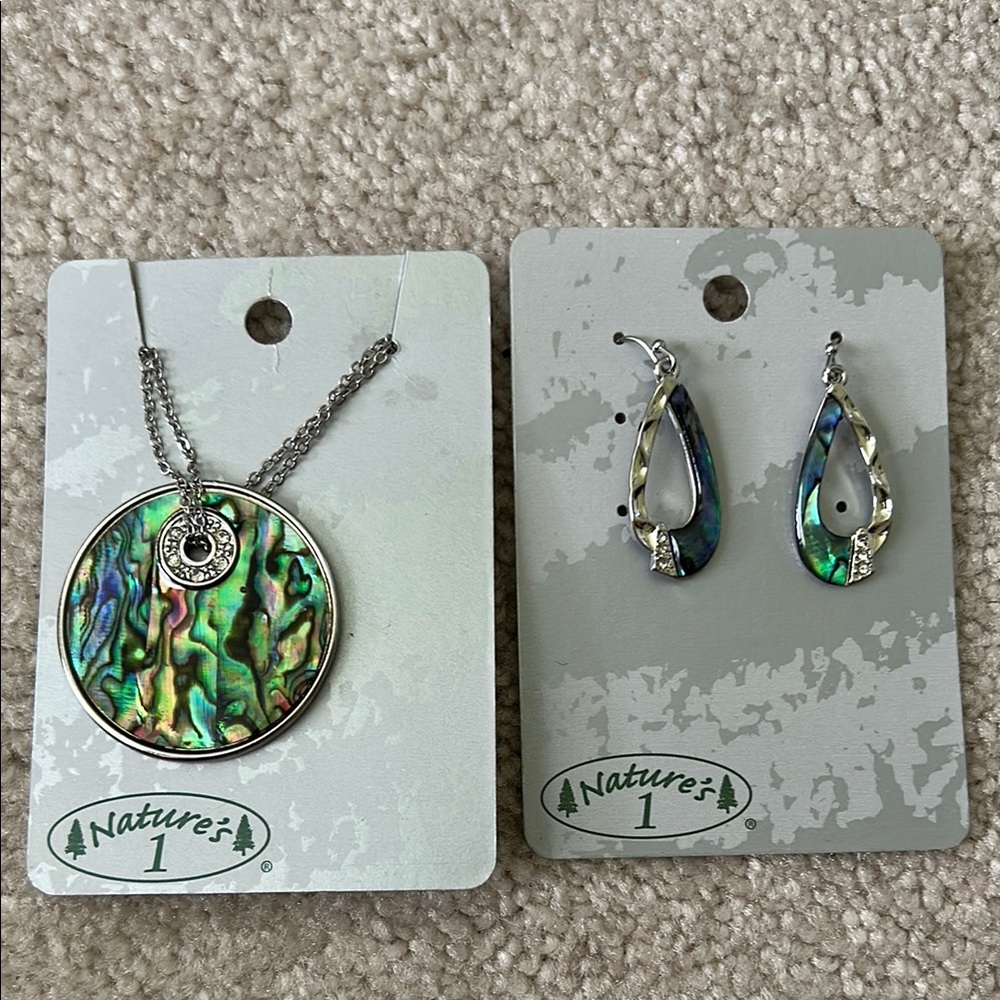 Nature’s Necklace and Earring Set